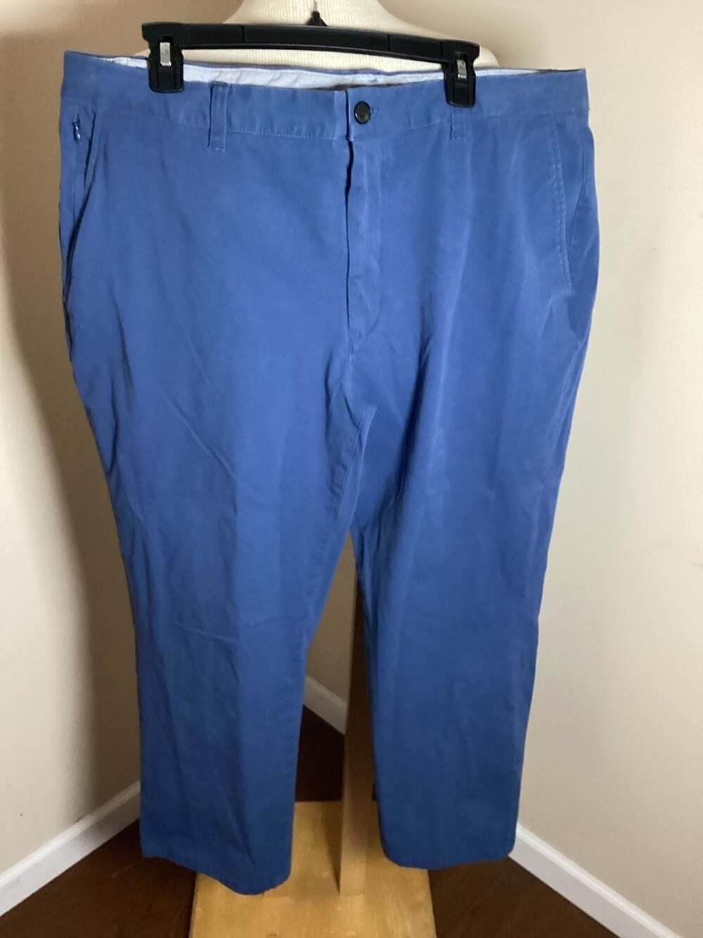 Bonobos Chinos Size 40/32 Blue Flat Front Casual Pants